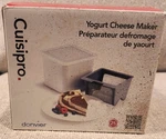 Cuisipro Donvier Yogurt Cheese Maker 837426 - New. Fixed Price $17.00.