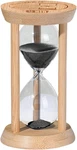 10 Minute Bamboo Sand Timer Black Hourglass For Productivity Meditation Office. Fixed Price $9.56.