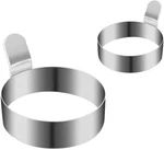 Set Of 4 Fried Egg Moulds, Stainless Steel Rings, Omelette Mould, Pancake. Fixed Price $18.22.