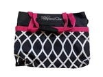 Pampered Chef Heavy Duty Xl Consultant Tote Bag Divided Compartments Pink Black. Fixed Price $25.49.