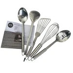 Ming Tsai 5 Piece Kitchen Stainless Steel Metal Premium Utensil Cooking Set. Fixed Price $62.91.