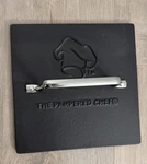 Pampered Chef Cast Iron Grill Press #2875 8.5 X Burgers Or Bacon. Fixed Price $24.00.