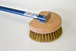 Round Brass Oven Brush With Scraper 47-INCH Handle Gi.metal Azzurra Line. Fixed Price $92.00.
