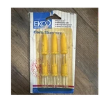 Ekco Corn Skewers Cob Holders 6-PIECE Set Yellow Plastic/metal 00349CA. Fixed Price $8.99.