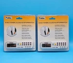 Two Polder 3-IN-1 Timer Clock & Stopwatch 898-90 Multi Function Tool W/ Lanyard. Fixed Price $29.99.