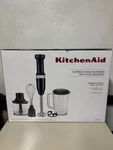 Kitchenaid Variable Speed Corded Hand Blender W/ Accessories In Black Bnib. Fixed Price $59.99.