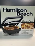 Hamilton Beach 25460Z Panini Press - Silver (new Open Box!). Fixed Price $47.00.