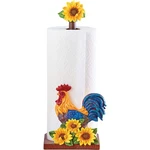 Collections Etc Paper Towel Holder, Sunflowers & Rooster Roll. Fixed Price $32.98.