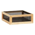 Cal-mil Camden 12" X 4" Black Metal / Oak Wood Reversible Display Riser. Fixed Price $185.94.