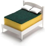 Cute Sponge Holder For Kitchen Sink Dishwasher Safe Organizer- Compac. Fixed Price $26.99.