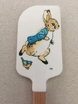 Williams Sonoma Beatrix Potter Peter Rabbit Bird Silicone Spatula Easter Tool. Fixed Price $24.99.