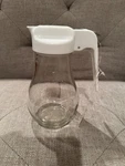 Martha Stewart Glass Syrup Dispenser Honey Maple Jar Dressing Creamer Sugar. Fixed Price $20.00.