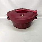 Tupperware Microwave Pressure Cooker With Lid Qt. L. 7643A-1 Cranberry Red. Fixed Price $36.99.