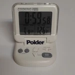 Polder Digital Meat Thermometer Timer Temperature Alert Model 362-90 White. Fixed Price $12.54.