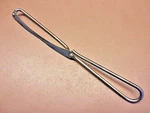 Early Unique Hand Held Cheese Slicer Curved Blade 7 3/4" Long Old Kitchen Tool. Fixed Price $6.15.