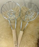 Norpro Tortilla Frying Baskets Set Of 2 Metal 6" Diameter - Open Box Buy. Fixed Price $18.22.
