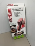 Hutzler Disposable Decorating Bags And 3 Nozzles Set. Fixed Price $5.65.