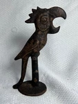 Parrot Macaw Vtg Cast Iron Beer Soda Bottle Opener Bird Figurine Kitchen Tool. Fixed Price $29.95.