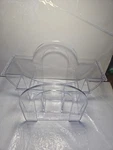 Pampered Chef Outdoor Condiments / Napkins Caddy 2834 Clear. Fixed Price $16.96.
