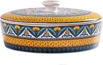 Havana Ceramic Tortilla Warmer, 8.9 Inch Holder With Lid For Taco Bread. Fixed Price $46.99.
