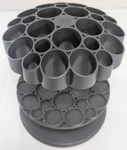 Kuhn Rikon Easy Clean Countertop Spinning Caddy Gray Hold 25 Utensils. Fixed Price $35.55.