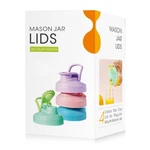 Mason Replacement Lids 4 Pack, Flip Cap Leak Proof Design For Regular Jars. Fixed Price $19.98.