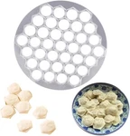 Silver Ravioli Dumpling Mold, Russian Pelmeni MAKER,37 Holes Metal Ma.... Fixed Price $11.33.