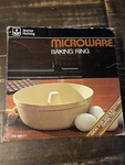 Vtg Anchor Hocking Microware Microwave Baking Ring 2.5 Qt. Pm 459-T1 Bundt Pan. Fixed Price $17.00.