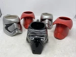 Zak! Set Of 5 Star Wars - Kyle Ren Captain Plasma Red Guard 14 Oz. 3D Mugs. Fixed Price $24.99.