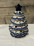 Manufaktura Boleslawcu Polish Pottery Christmas Tree Candle Holder Ceramic. Fixed Price $35.00.
