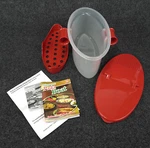 Microwave Pasta Boat Perfect Seen On Tv Steamer Spaghetti Recipe Book. Fixed Price $10.99.