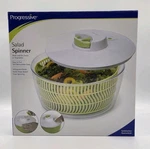 Progressive Salad Spinner SALA-5 Easy Pull 4-QUART Colander & Serving Bowl New. Fixed Price $16.99.