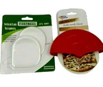 Aroma Chef 2 Pack Of Nylon Pan Scrapers 1 Mega Maxx Palm Pizza Slicer New. Fixed Price $13.99.