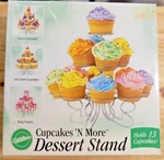 Wilton Cupcakes 'n More Desert Stand In Box Model 307-831. Fixed Price $16.95.