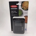 Oxo Good Grips Digital Triple Kitchen Timer Black. Fixed Price $59.99.