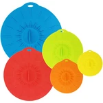 Reusable Silicone Suction Lids, Food Storage Covers For Bowls, Pots, Pans. Fixed Price $19.99.