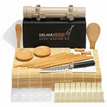 Delamu Sushi Making Kit, 20 1 Bazooka Roller With Chef Knife, Bamboo.... Fixed Price $30.25.