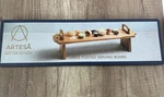 Artes Wood Platform Serving Board Rustic Food Display Stand New. Fixed Price $14.87.