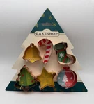 Winter Holiday Cookie Cutters From The Bake Shop Set Of 6 Stainless, New Copper. Fixed Price $17.00.