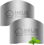 2 Pcs Finger Guard For Cutting Aid, Kitchen Tool, Stainless 6.5 Cm, Silver. Fixed Price $8.91.