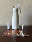 Isi Whipped Cream Dispenser Dessert Pro White 0.5 L. Fixed Price $24.99.