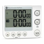 Bjerg Instruments Dual Digital Kitchen Timer Up & Countdown White. Fixed Price $23.99.