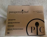 New Box Pampered Chef Gravy Separator #1188 W/ Instructions Pamphlet. Fixed Price $9.00.