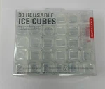 Kikkerland Reusable Square Clear Ice Cubes - Set Of 60. Fixed Price $18.99.