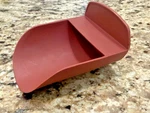 Vintage Tupperware Dry Goods Flour Sugar Scoop 292-17 Paprika / Brown. Fixed Price $11.99.