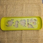 Chef'n Cookease 3D Cookie Cutter & Stencil Dinosaur Kids Green. Fixed Price $9.99.