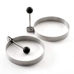 Norpro Stainless Steel Round Egg/pancake Rings, 3.75", Silver. Fixed Price $15.29.
