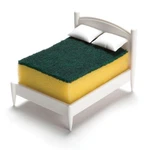 Ototo Cute Sponge Holder For Kitchen Sink - Dishwasher Safe White. Fixed Price $24.13.