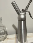 Isi Dessert Whipped Cream Dispenser, Stainless Steel Silver, CSA2 0115. Fixed Price $27.50.