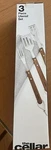 Martha Stewart Collection Barbeque, 3-PC Wood Handled Utensil Set. Fixed Price $26.00.